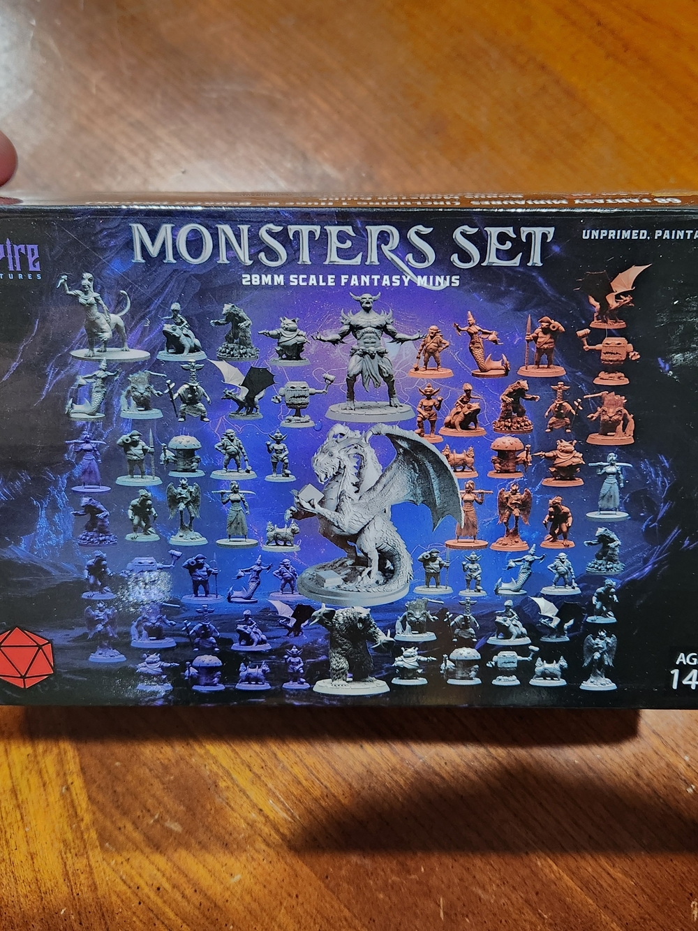 New Monsters Set 28mm Scale Fantasy Minis - Unbranded